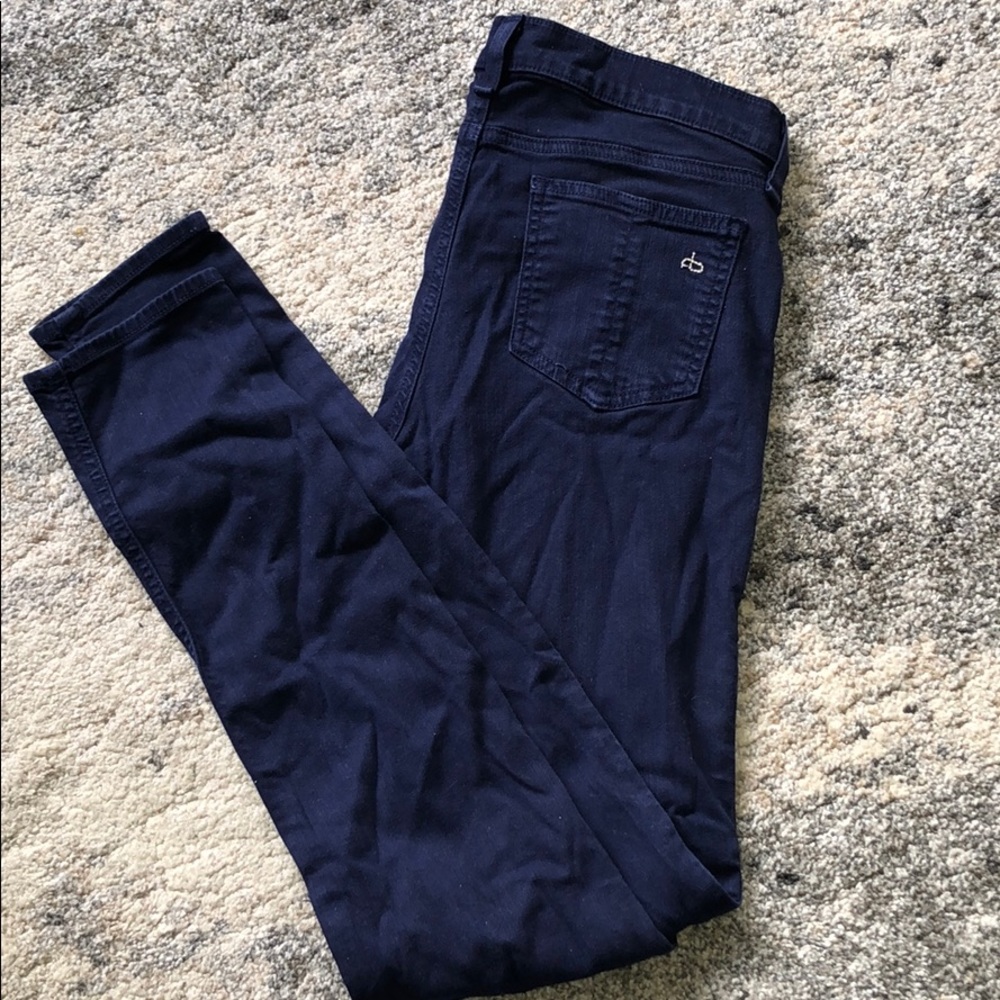Rag & bone Dark Blue Skinny Jeans